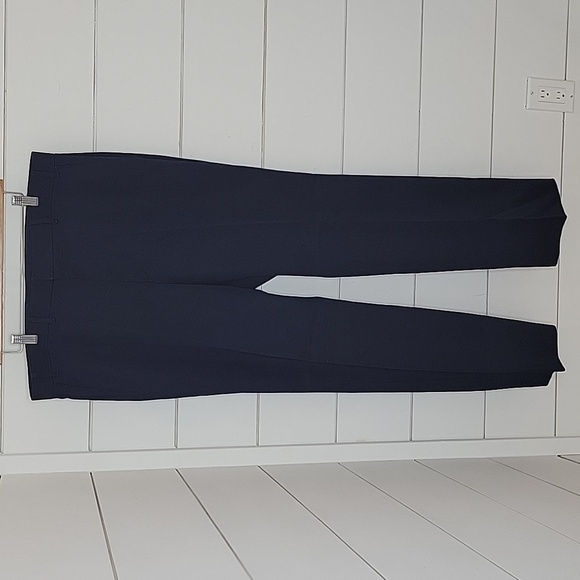 VINTAGE NWOT LEVI'S SPORTSWEAR Action Slacks navy blue 38x32 poly blend (?) - Picture 1 of 5